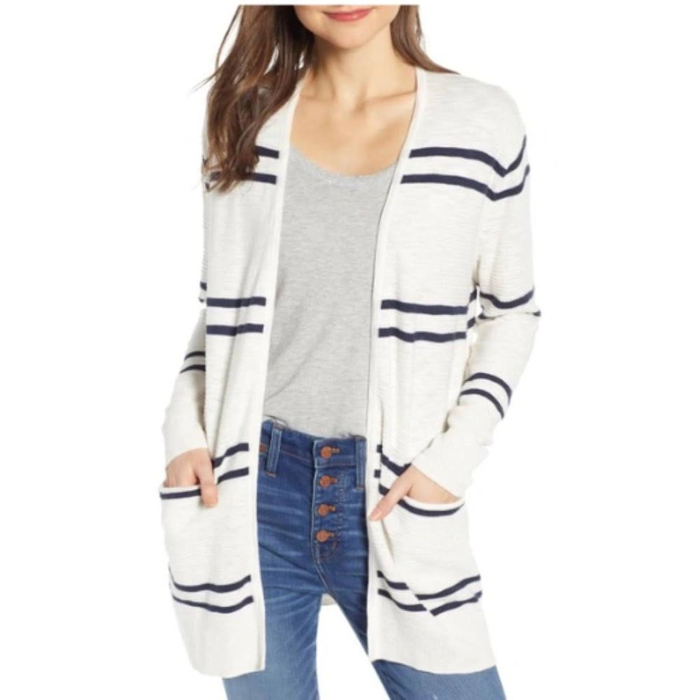 Madewell Summer Ryder Striped Cardigan